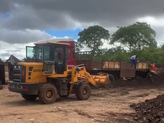 Customer Feedback from Zimbabwe on the SECSUN 1.5 Ton Wheel Loader!