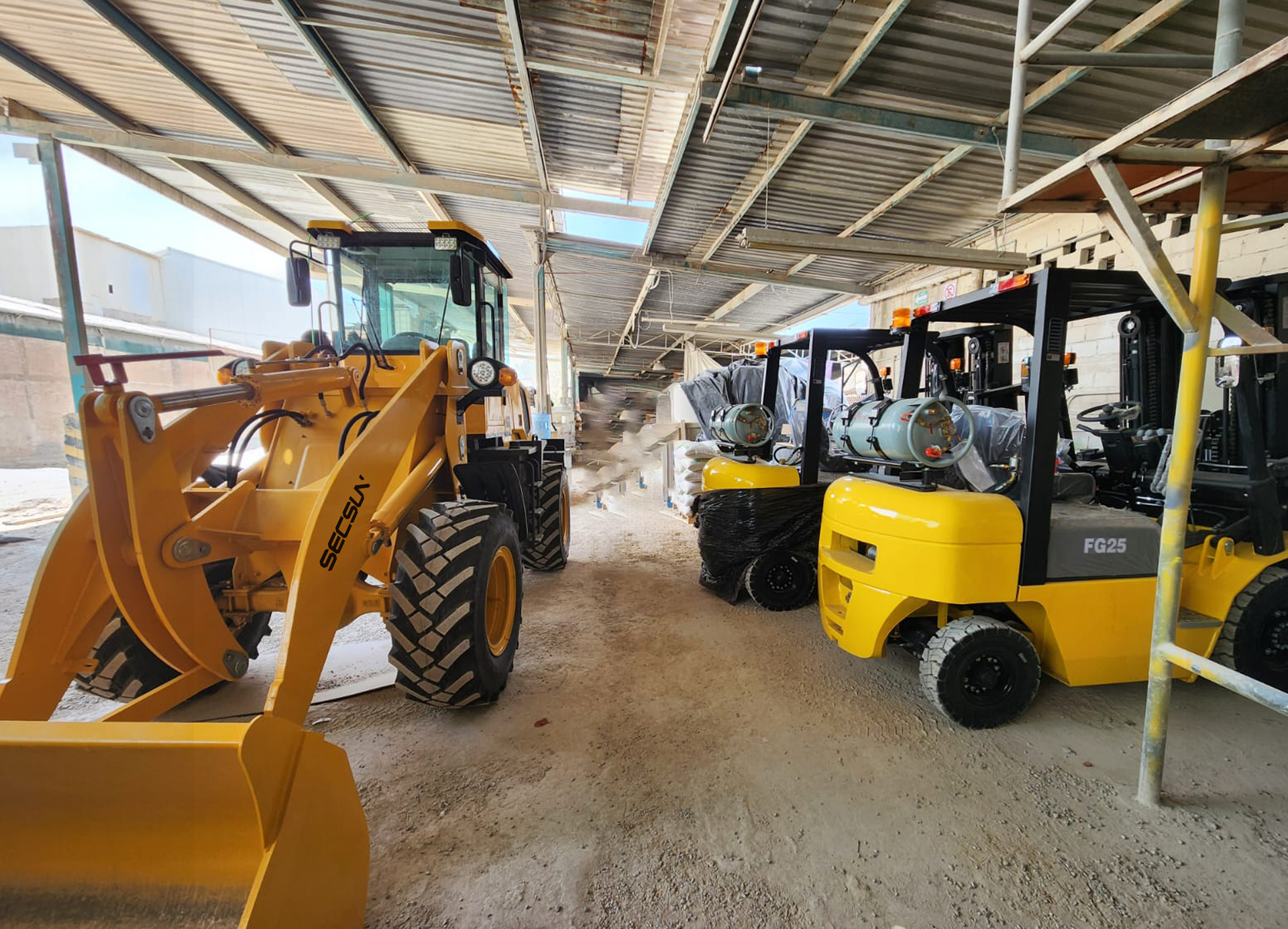 SECSUN Wheel Loaders and LPG Forklifts Impress Mexican Customer with Outstanding Performance​