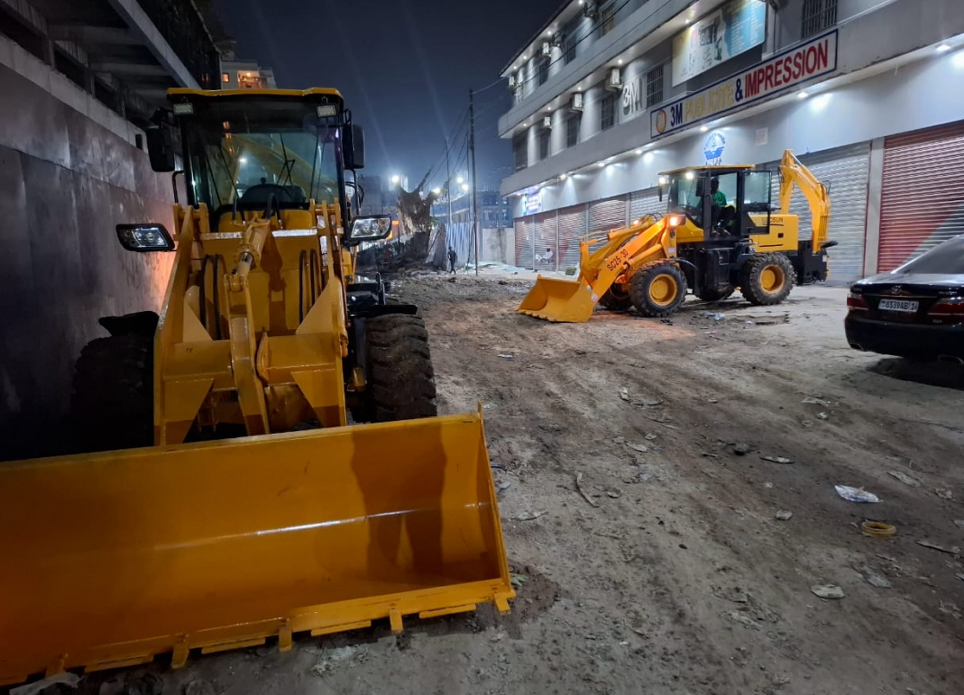 SECSUN 2 Units of Yellow Backhoe Loaders Earn High Praise from Congolese Customer​