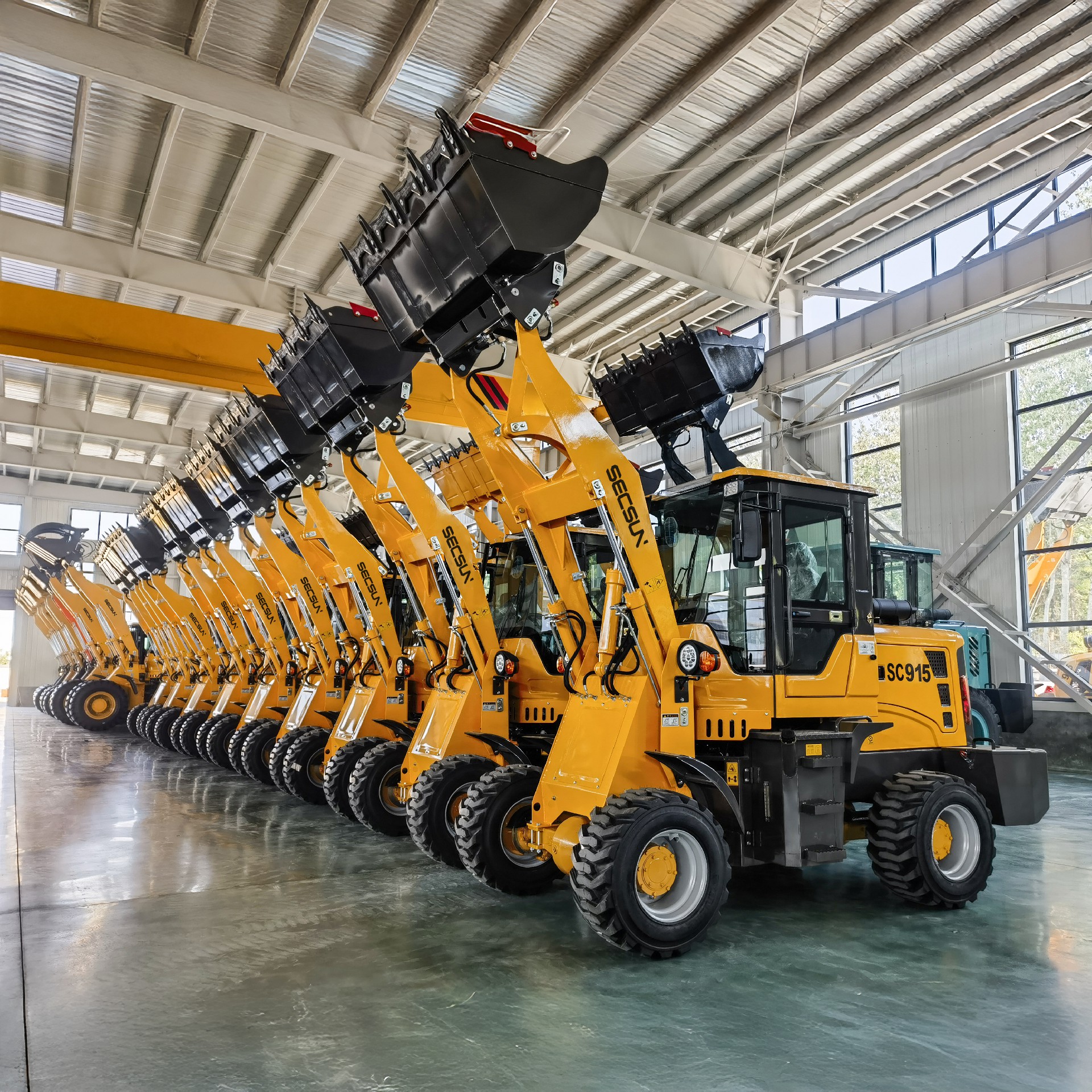 SECSUN 1.5 Ton Wheel Loader: The Global Choice for Efficient Light-Duty Operations