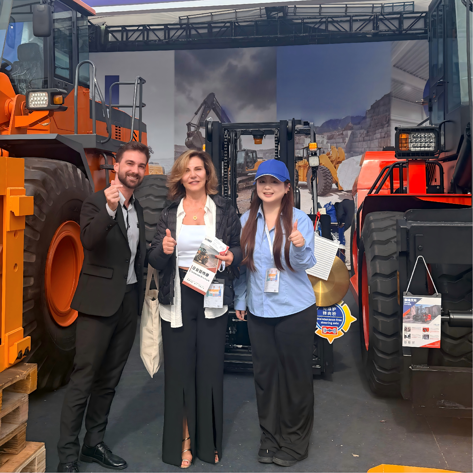 SECSUN Forklift Shines at the 26th Xiamen International Stone Fair, Delivering Professional Material Handling Solutions for the Global Stone Industry