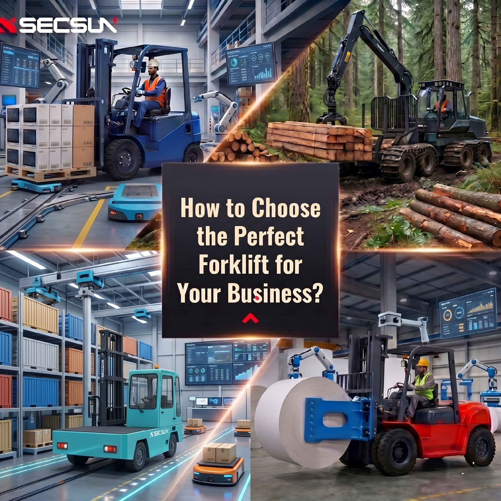 SECSUN Insights—How to Choose the Perfect Forklift for Your Business?