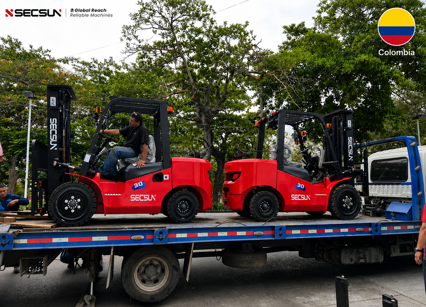 Colombia | 3 Ton LPG Forklift Delivered to Dealer