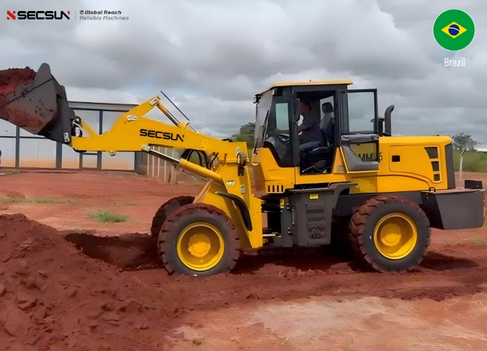 Brazil | 2.5 Ton Wheel Loader in Construction Site Application