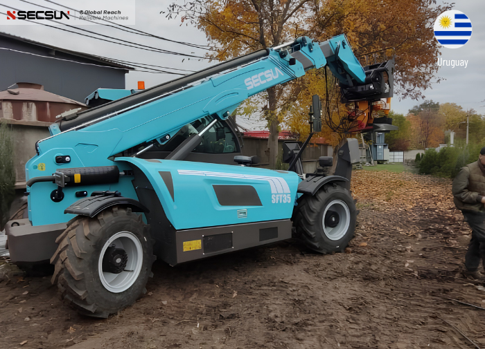 Uruguay |  3.5 Ton Telescopic Forklift for Plantation Industry