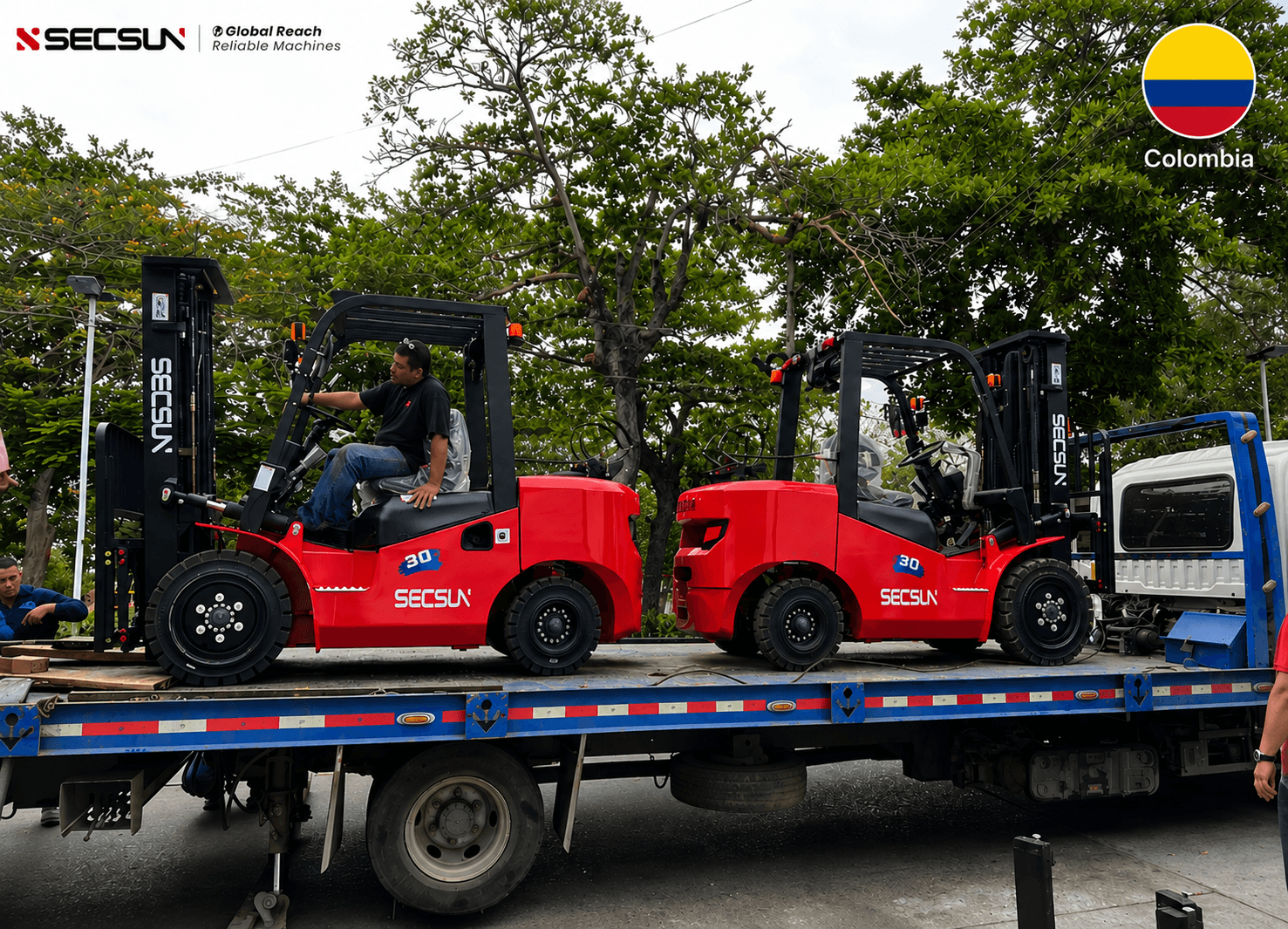 Colombia | 3 Ton LPG Forklift Delivered to Dealer