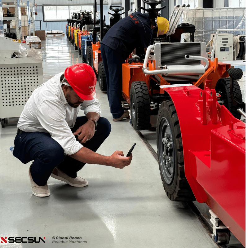 Brazil Customer Visits SECSUN Forklift Factory in China | Test Drive