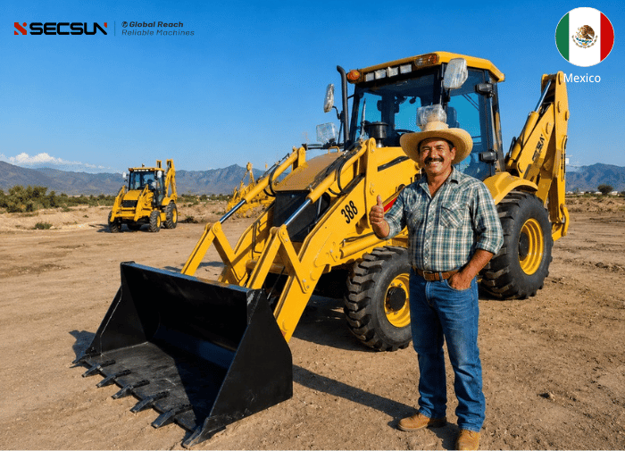 Mexico | BSC388 Backhoe Loader, 2.5 Ton Rated Load Construction Machinery
