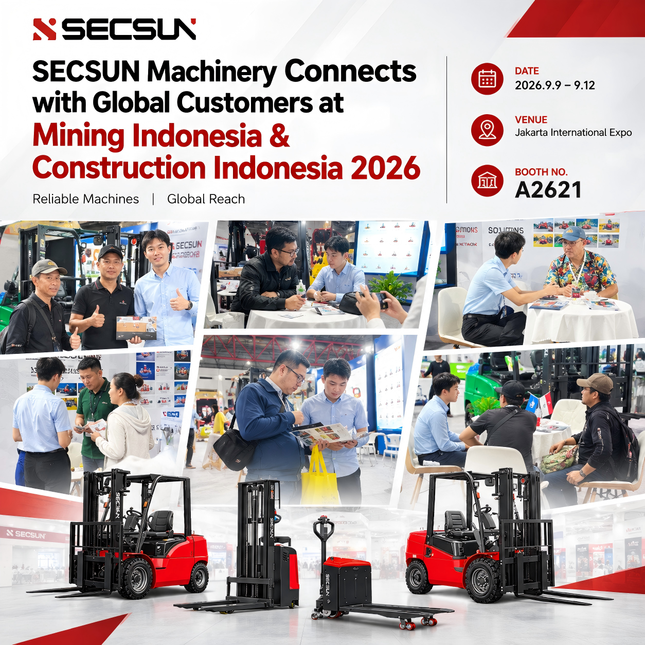 SECSUN Machinery Connects with Global Customers at Mining Indonesia & Construction Indonesia 2026
