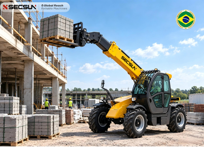Brazil | 3.5 Ton Telehandler with 10m Lifting Height for Construction