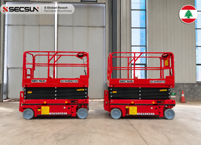 Lebanon | Two SECSUN Scissor Lifts with 10m Working Height